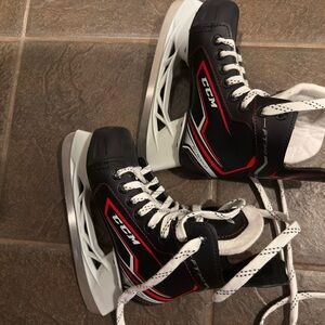 CCM Black and Red Ice Hockey Skates